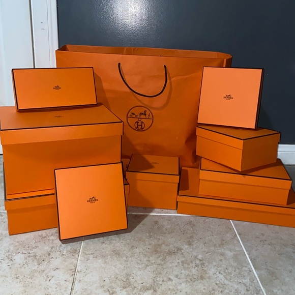 Bundle of HERMES (9 Boxes and 1 big bag ) - Picture 5 of 11